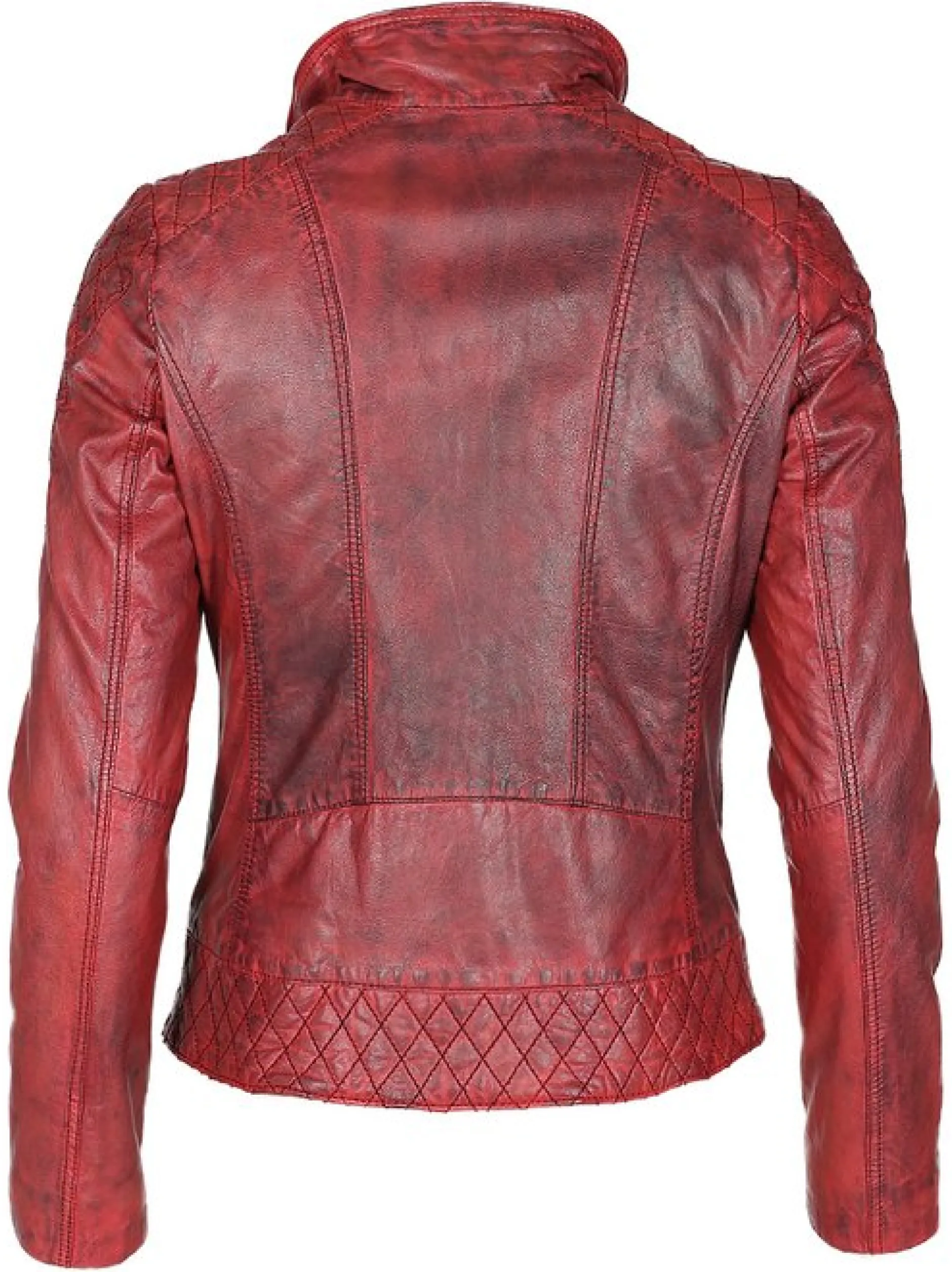 Mustang Damen Lederjacke in schwarz