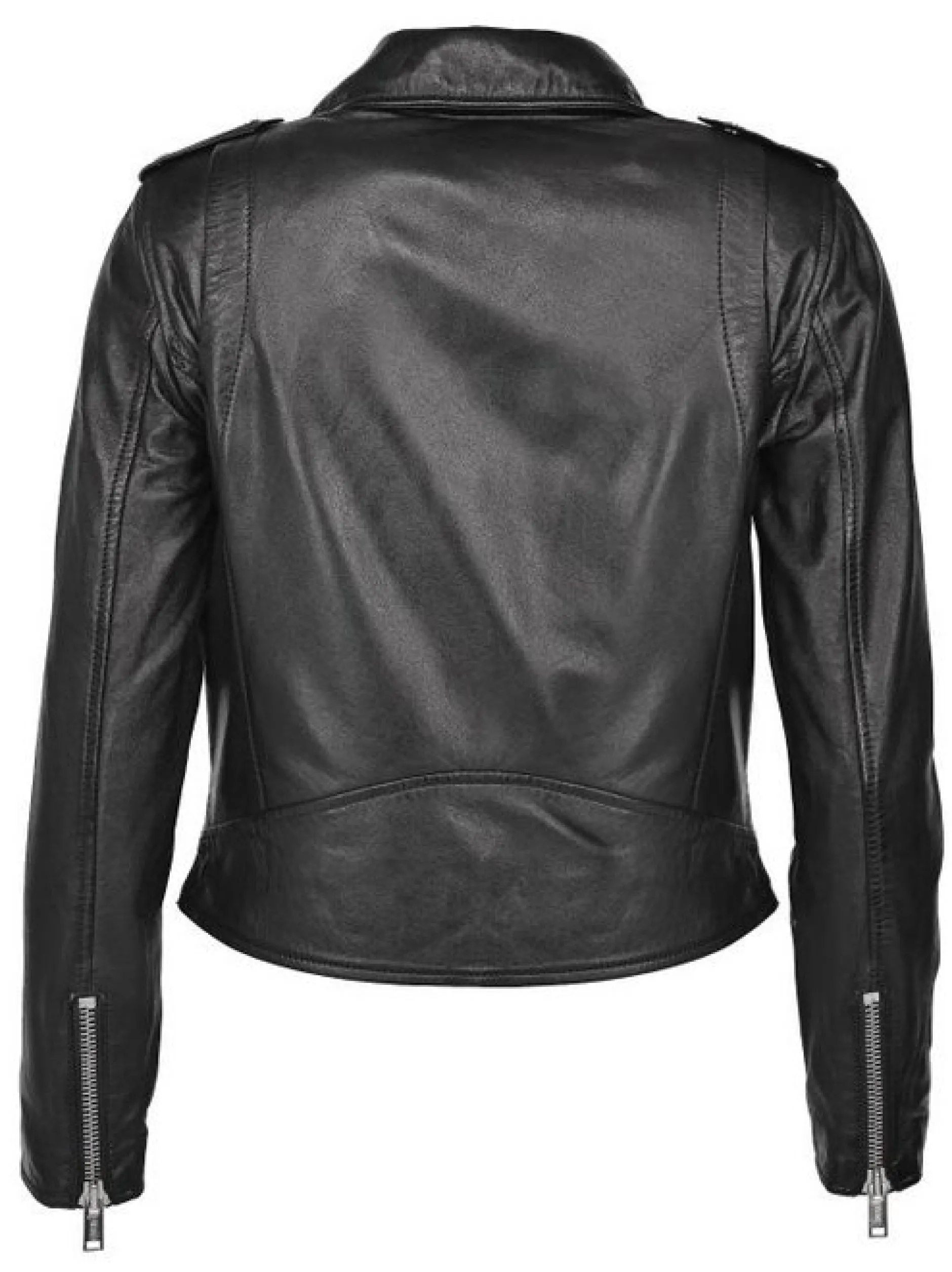Mustang Damen Lederjacke in schwarz