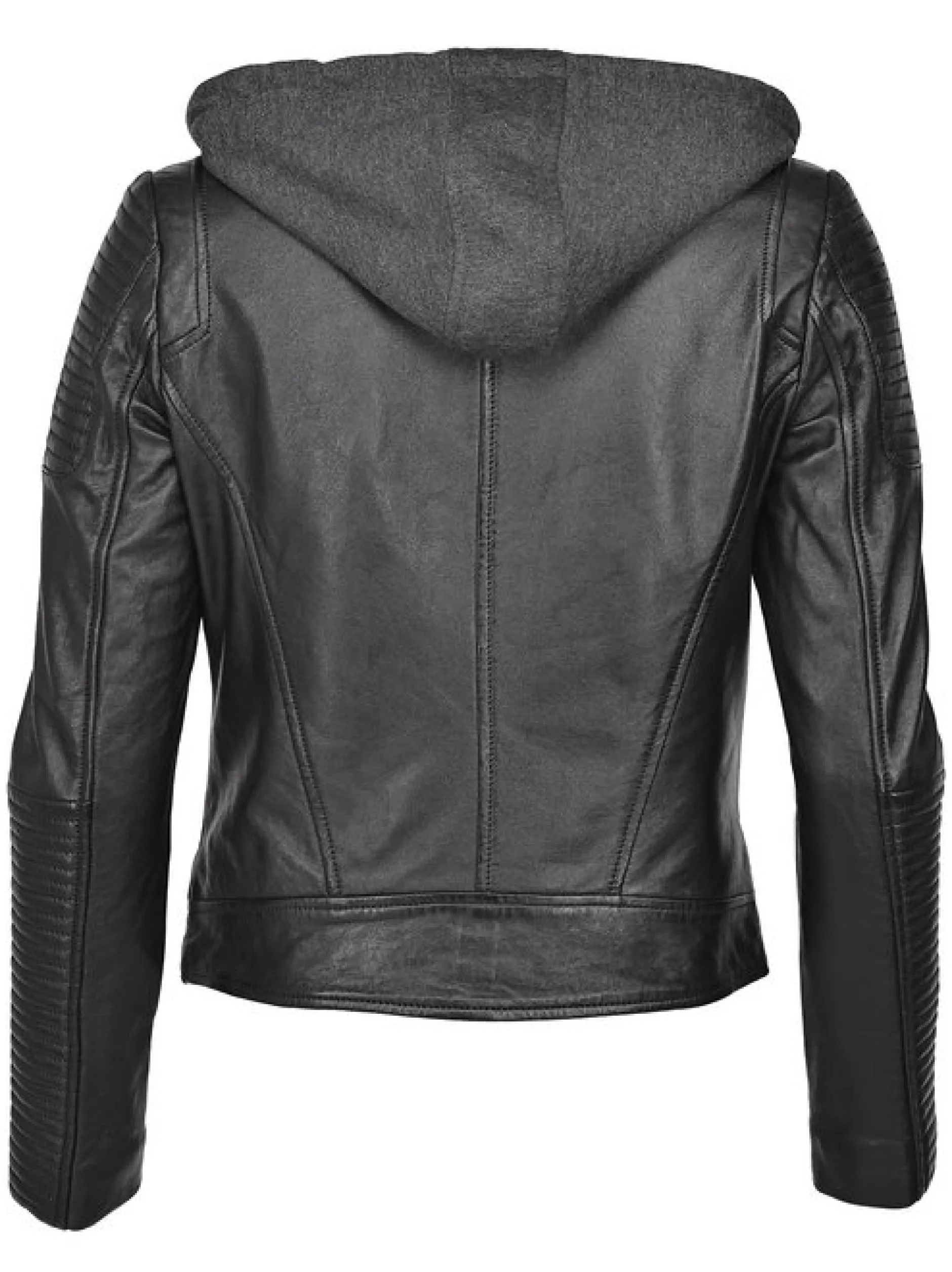 Mustang Damen Lederjacke in schwarz