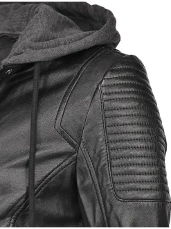Mustang Damen Lederjacke in schwarz