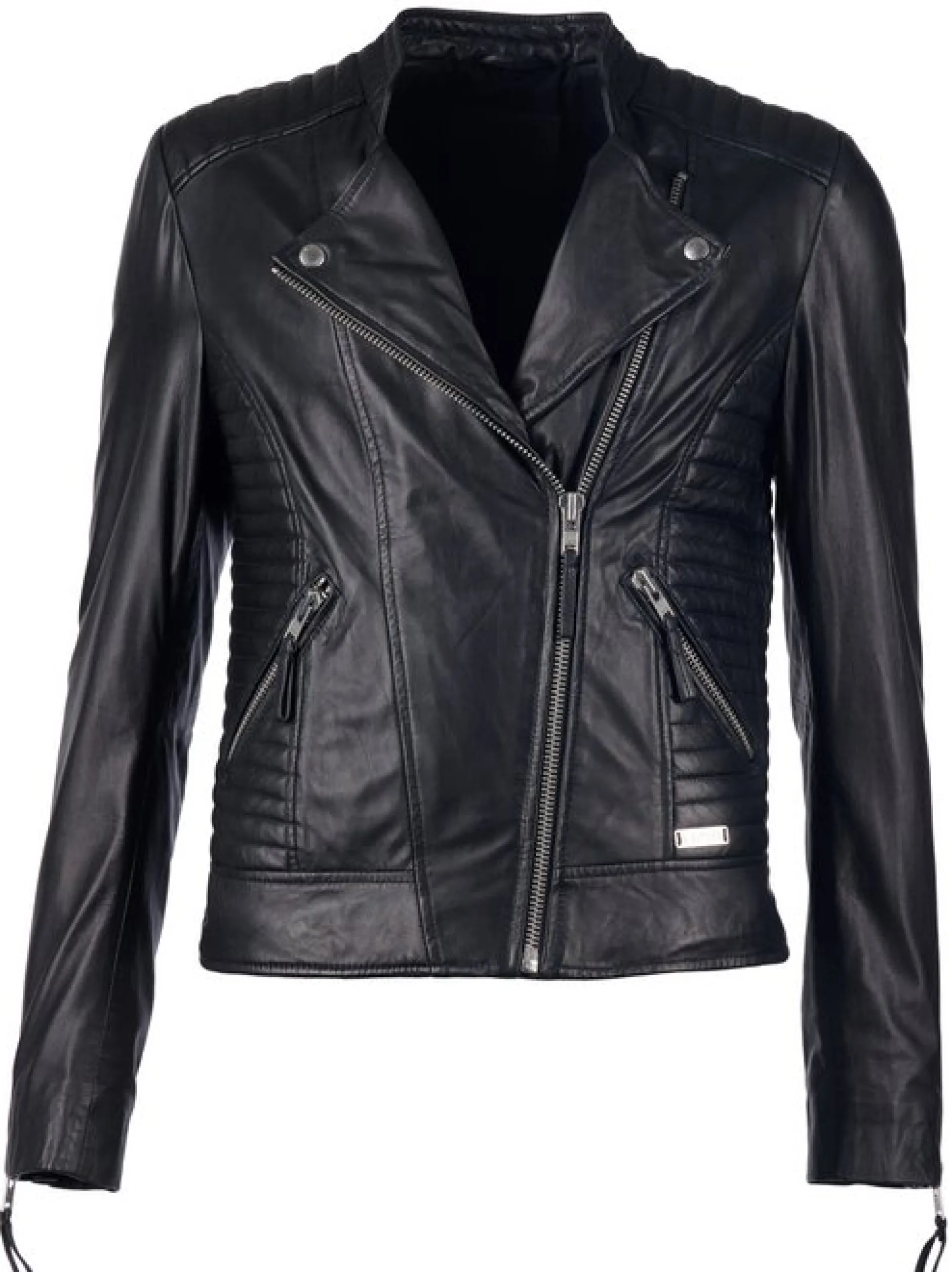 Mustang Damen Lederjacke in schwarz