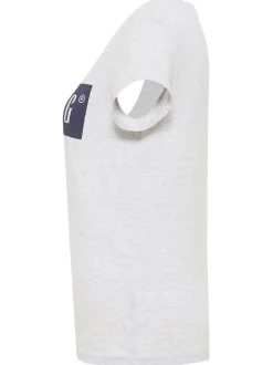 Mustang Damen T-Shirt in grau - Ausschnitt: Rundhals