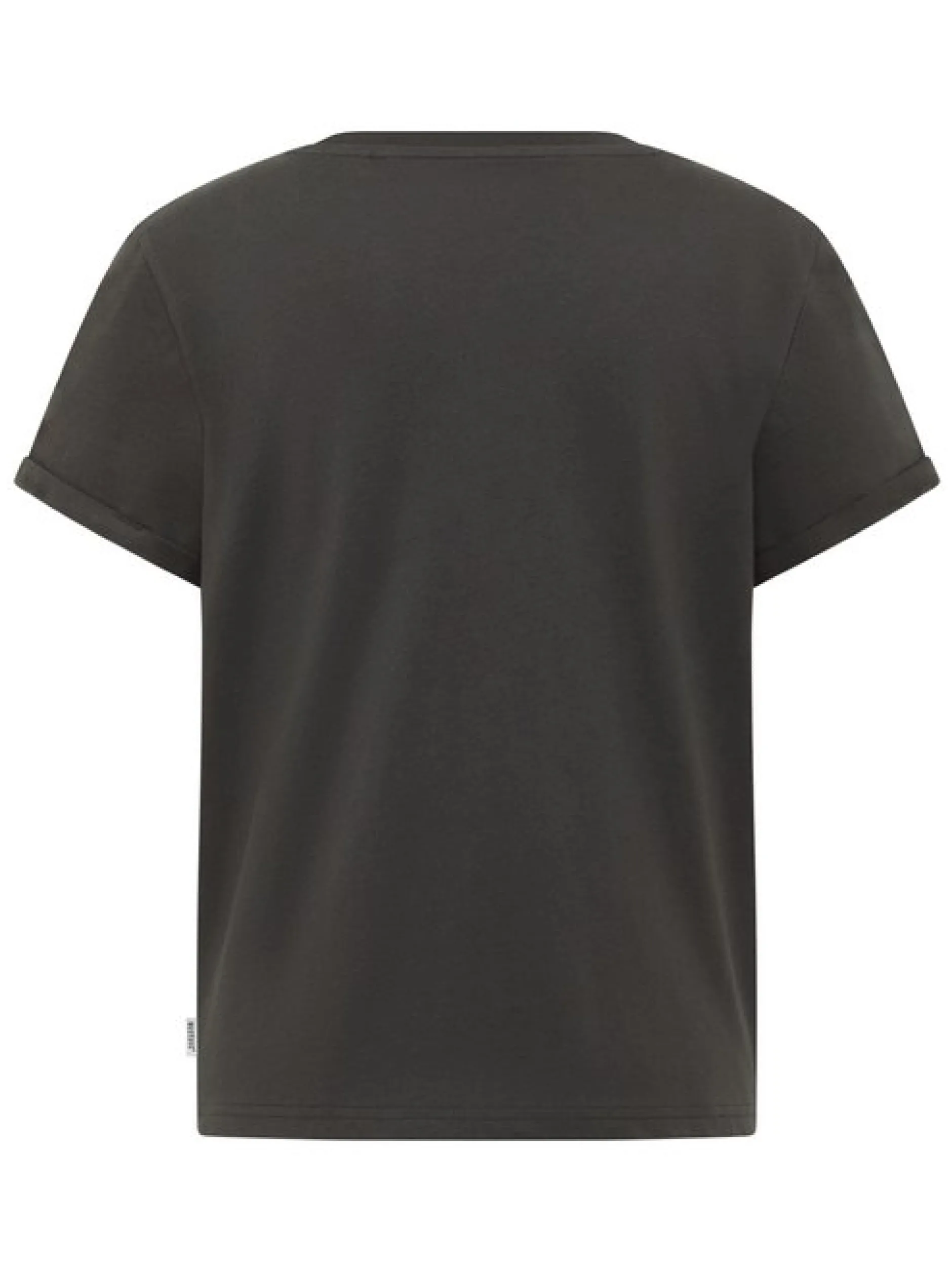 Mustang Damen T-Shirt in schwarz - Ausschnitt: Rundhals