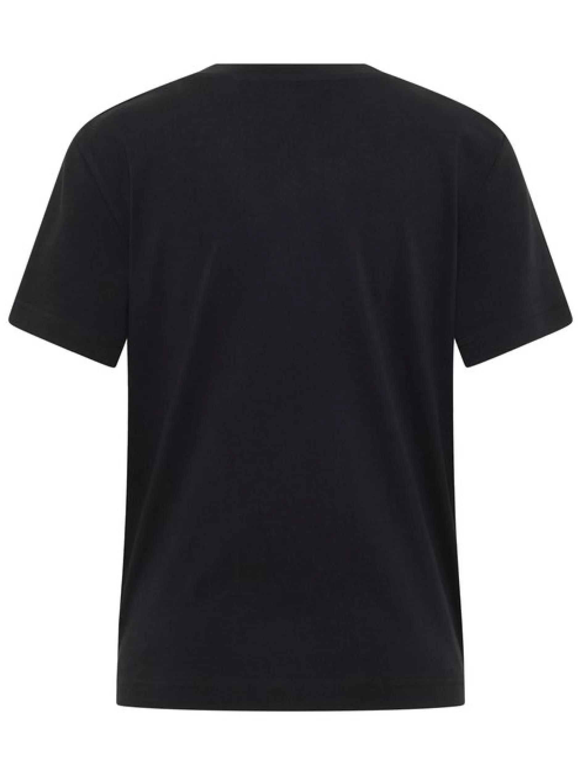 Mustang Damen T-Shirt in schwarz - Ausschnitt: Rundhals