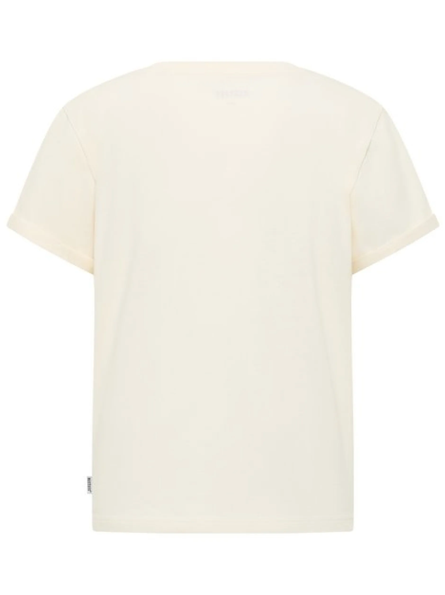 Mustang Damen T-Shirt in weiß - Ausschnitt: Rundhals