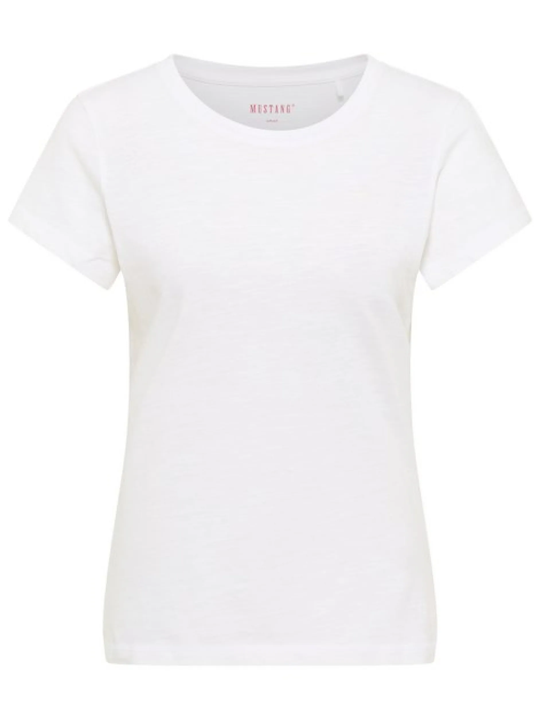 Mustang Damen T-Shirt in weiß - Ausschnitt: Rundhals