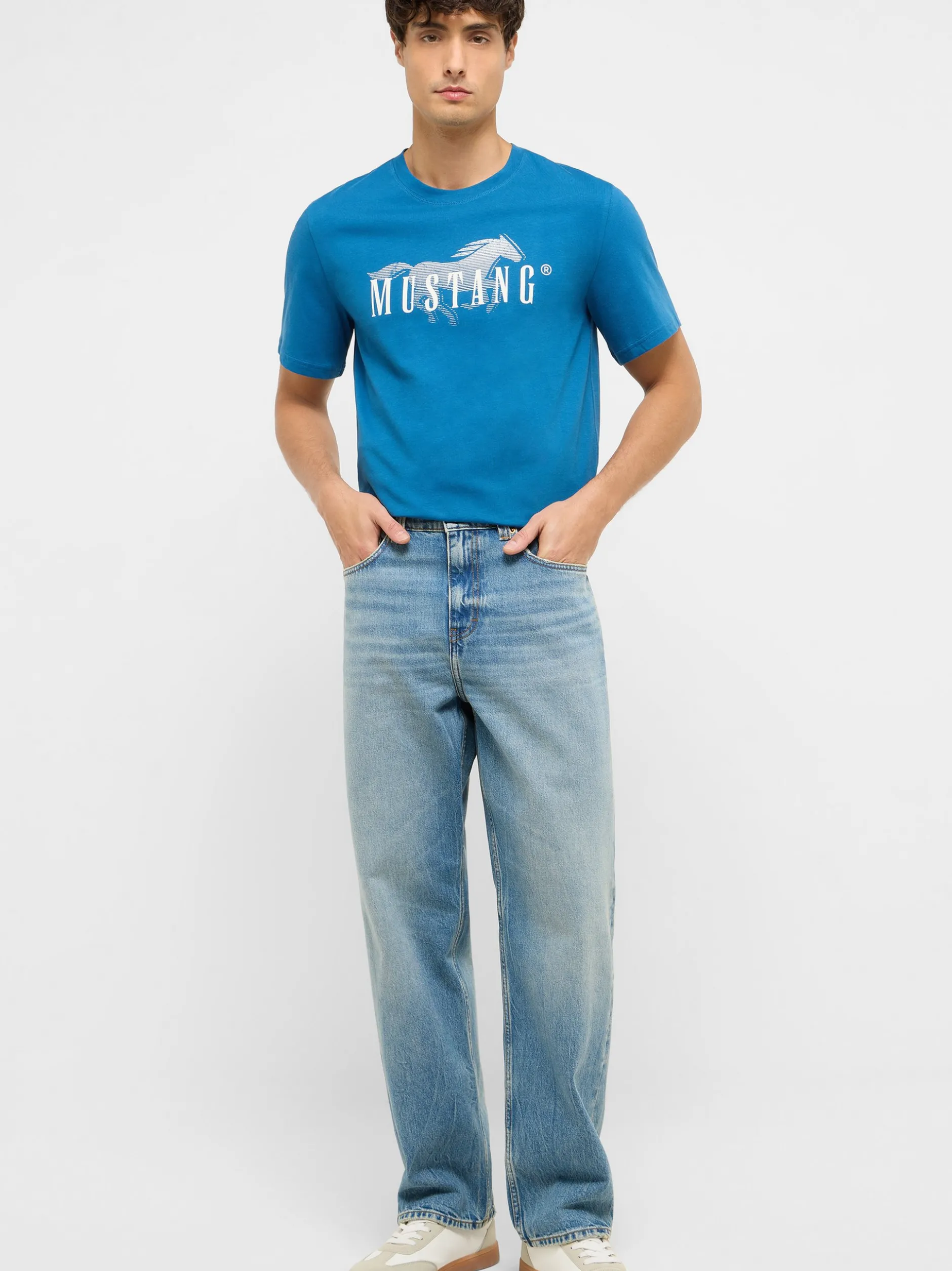 Mustang Herren Jeans in light stone