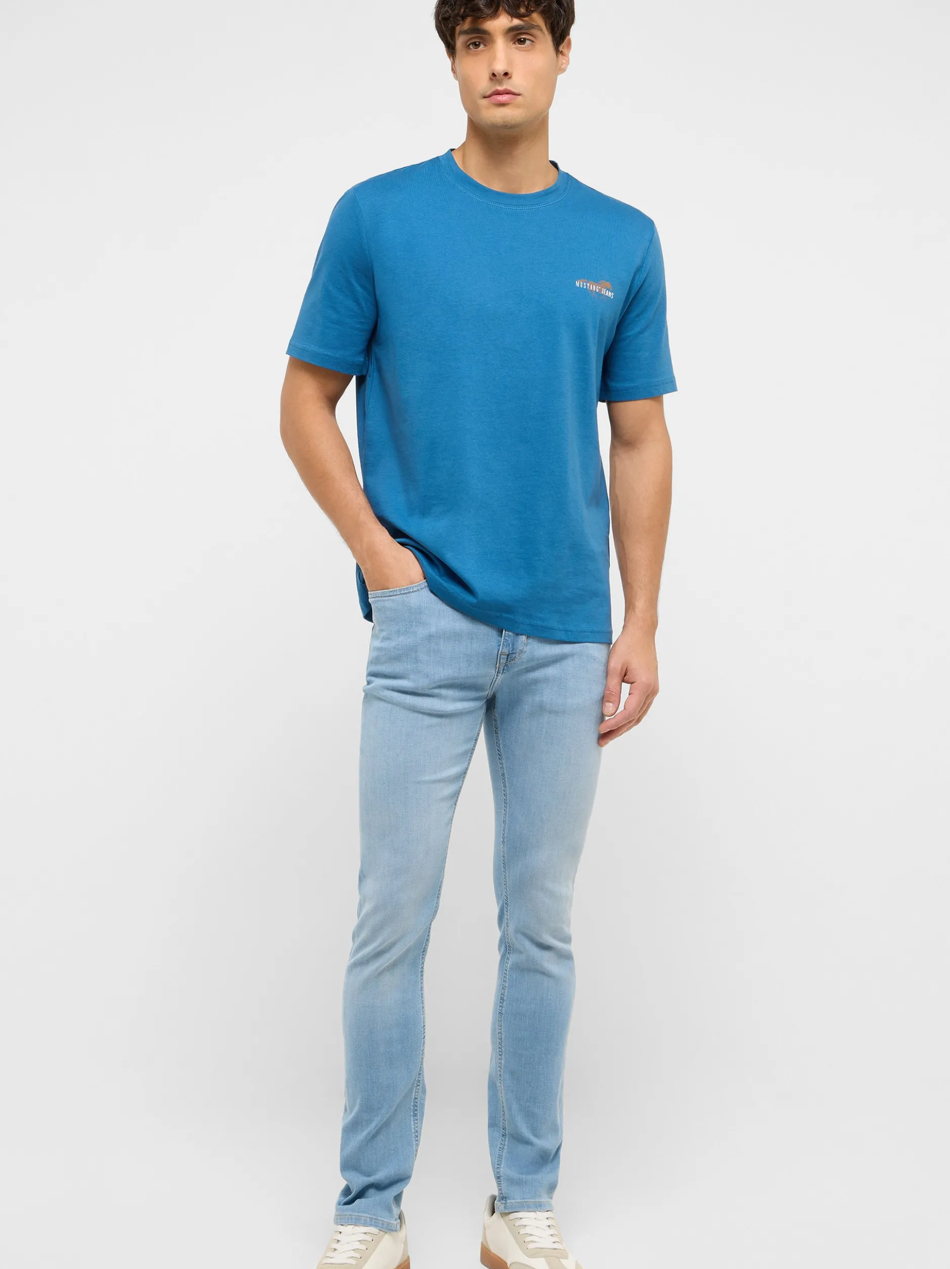 Mustang Herren Jeans in light stone