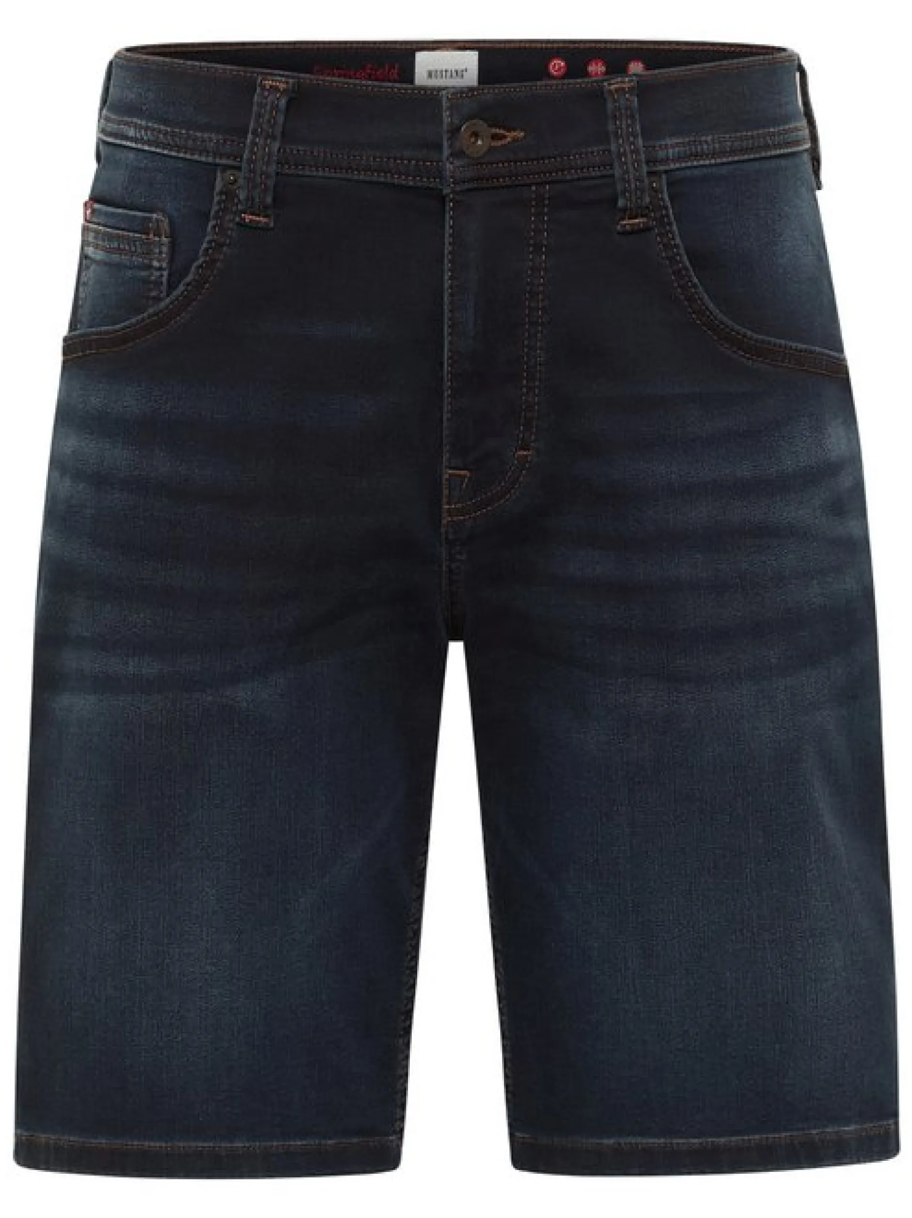 Mustang Herren Jeansshorts in dark stone