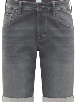 Mustang Herren Jeansshorts in schwarz