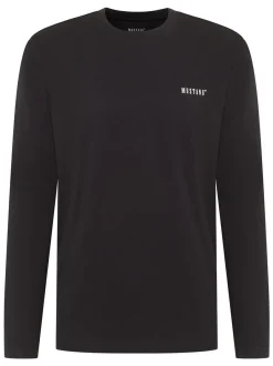 Mustang Herren Langarmshirt in schwarz - Ärmel: langarm