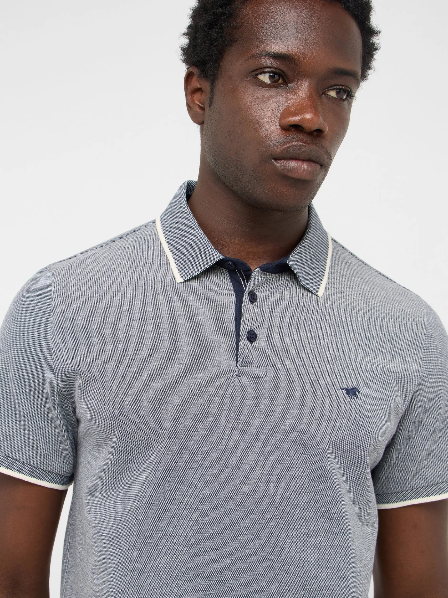 Mustang Herren Poloshirt in blau
