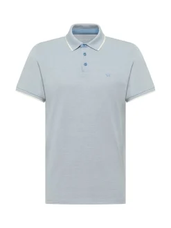 Mustang Herren Poloshirt in hellblau
