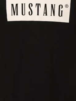 Mustang Herren T-Shirt - Austin in schwarz