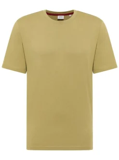 Mustang Herren T-Shirt in grün - Ausschnitt: Rundhals