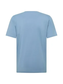Mustang Herren T-Shirt in hellblau - Ärmel: Halbarm