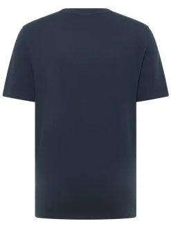 Mustang Herren T-Shirt in marine - Ausschnitt: Rundhals