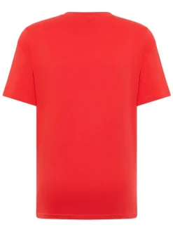 Mustang Herren T-Shirt in rot - Ausschnitt: Rundhals