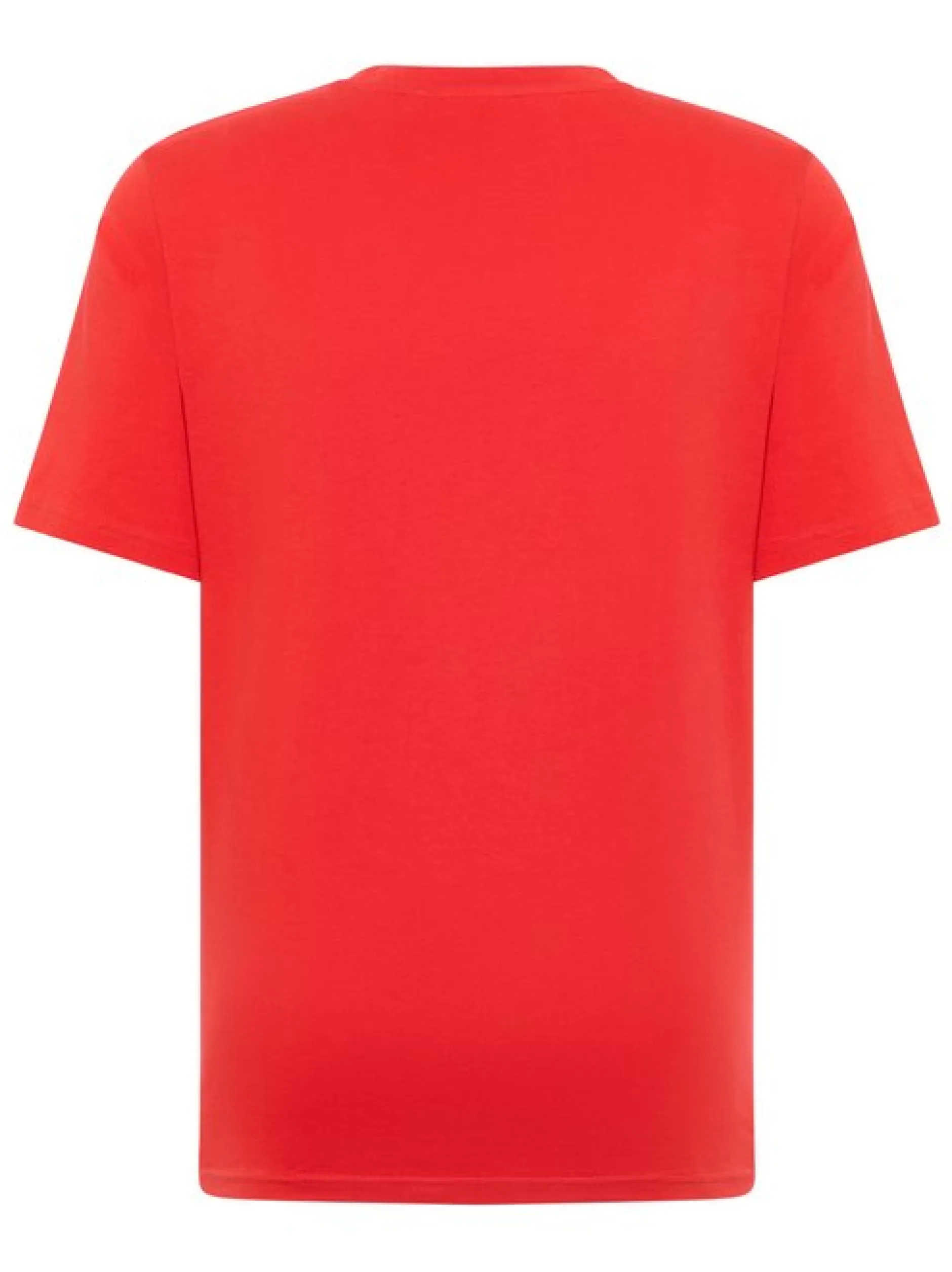 Mustang Herren T-Shirt in rot - Ausschnitt: Rundhals