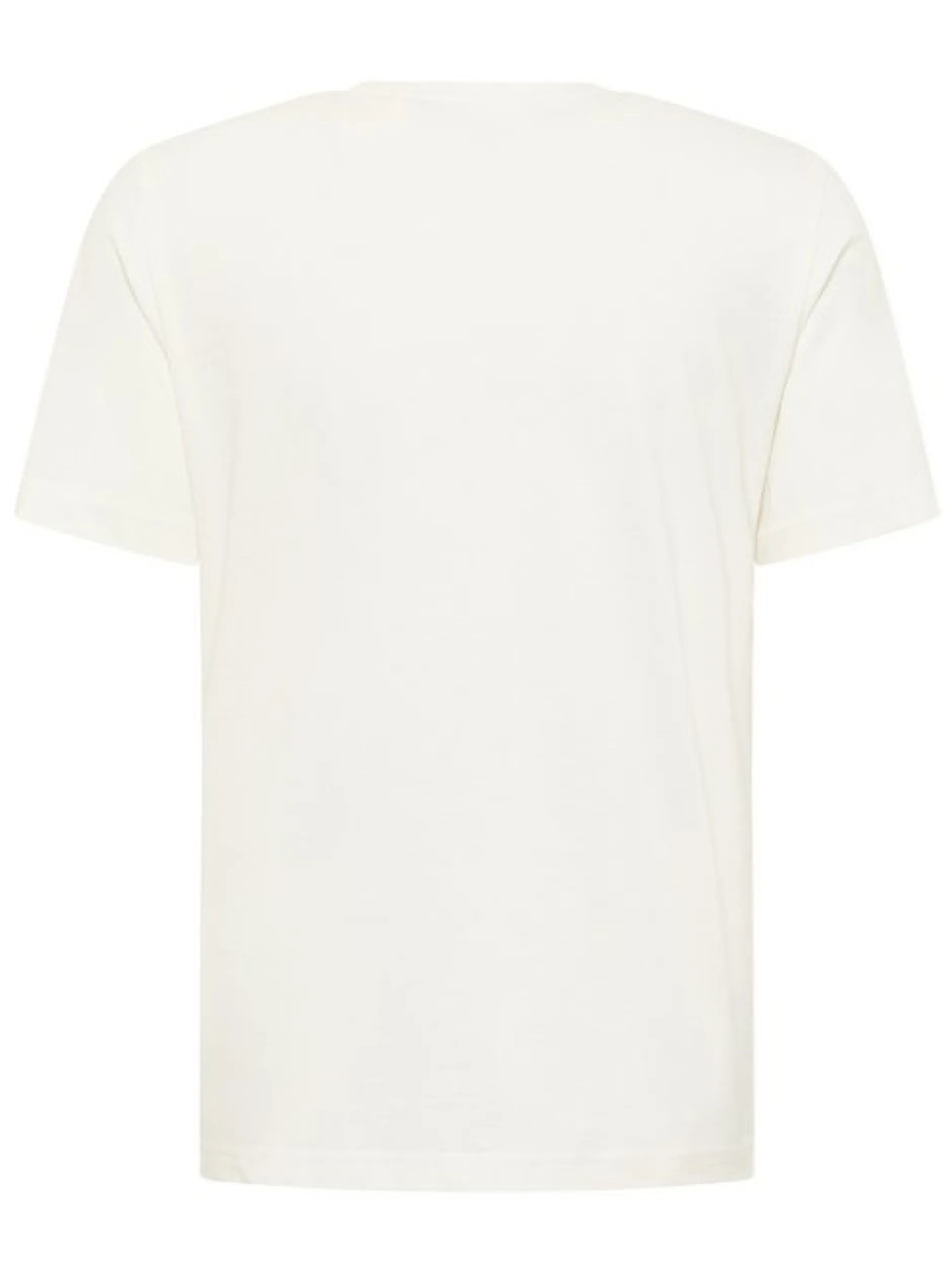 Mustang Herren T-Shirt in weiß - Ausschnitt: Rundhals