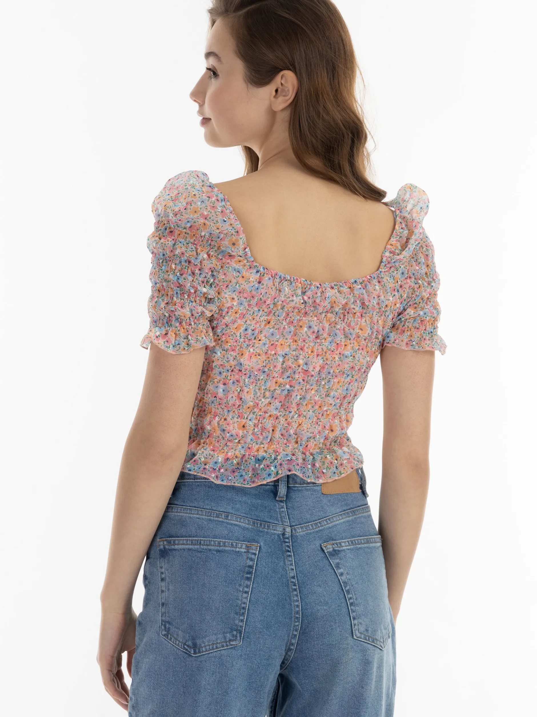 MyMo Damen Blusenshirt in mehrfarbig