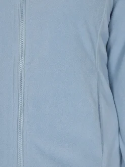 MyMo Damen Fleecejacke in hellblau