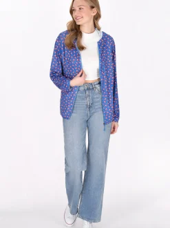 MyMo Damen Jacke in blau