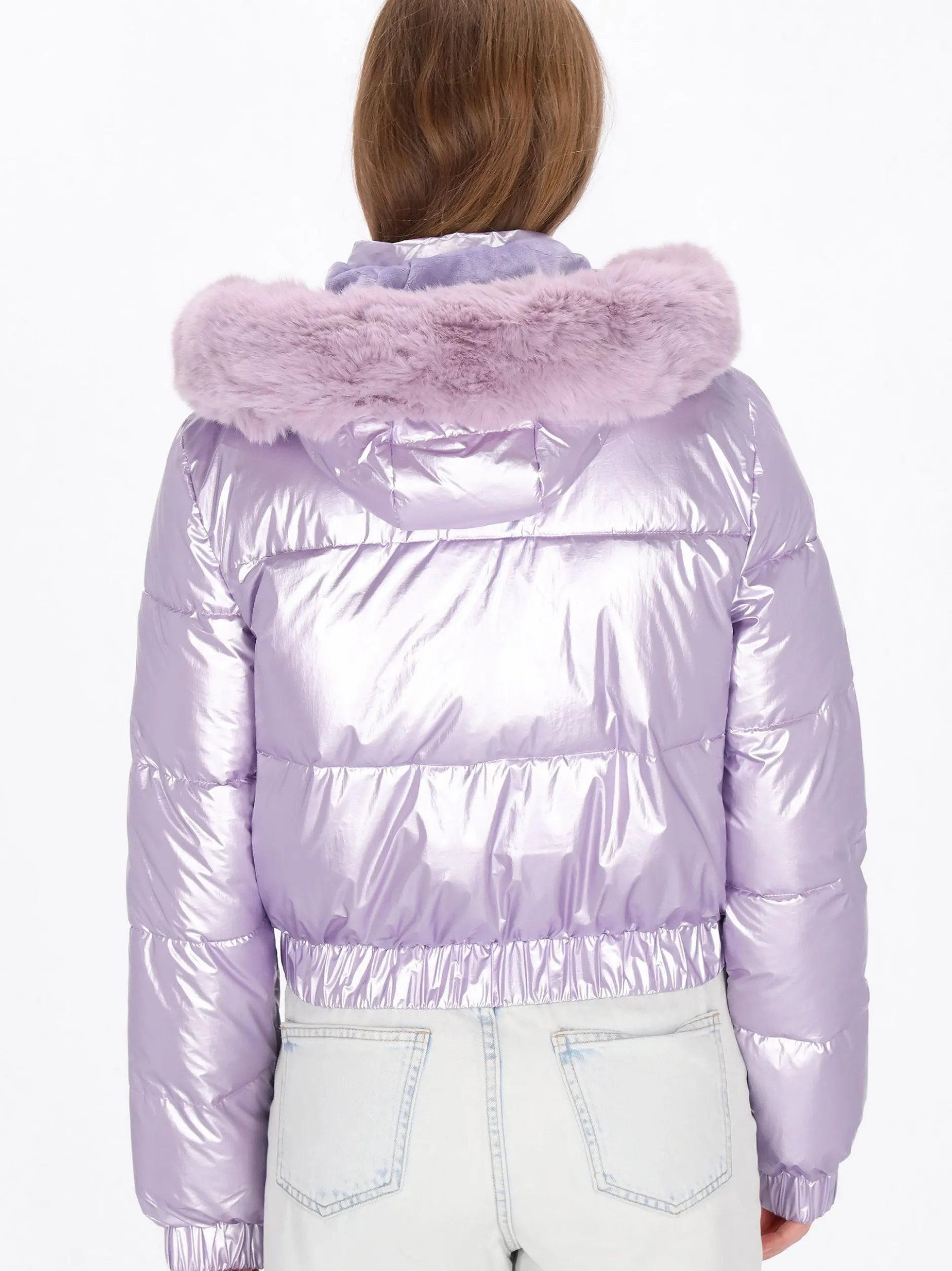 MyMo Damen Jacke in lila