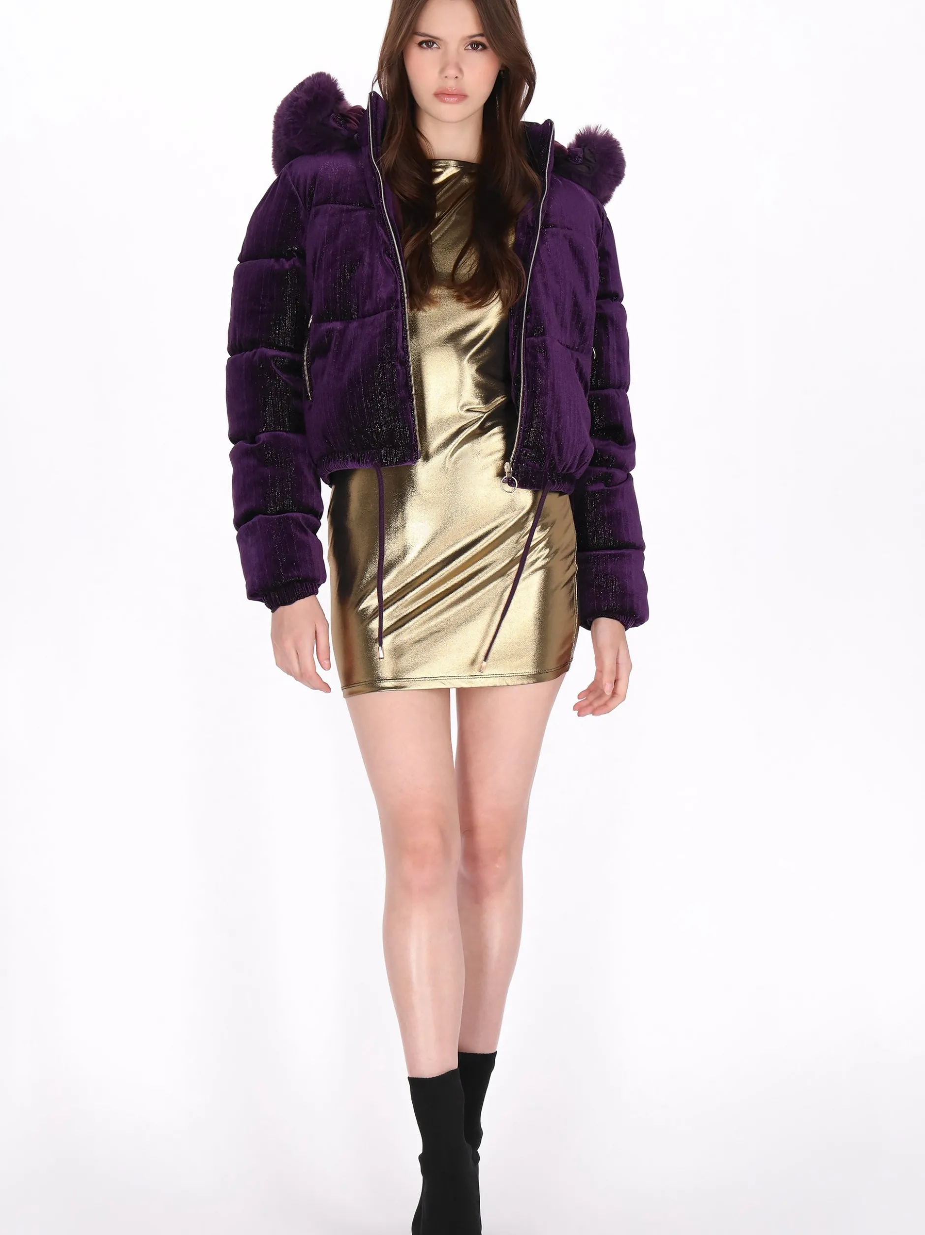 MyMo Damen Jacke in lila