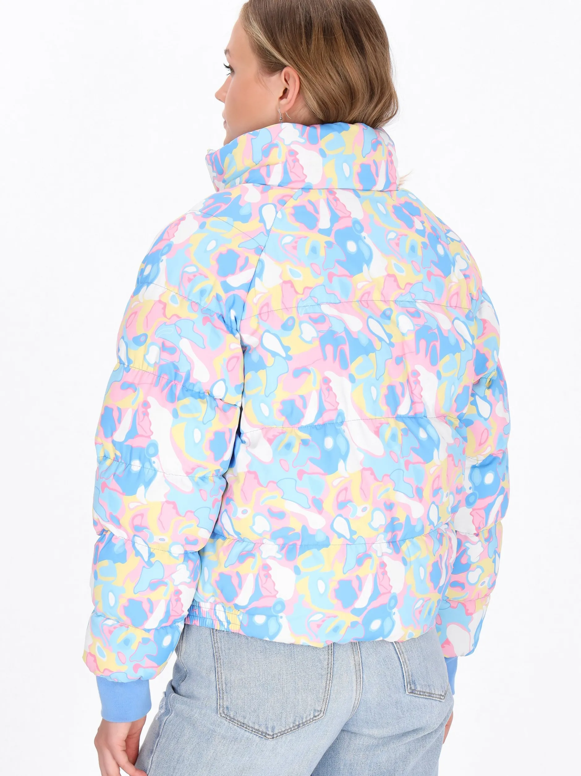 MyMo Damen Jacke in mehrfarbig