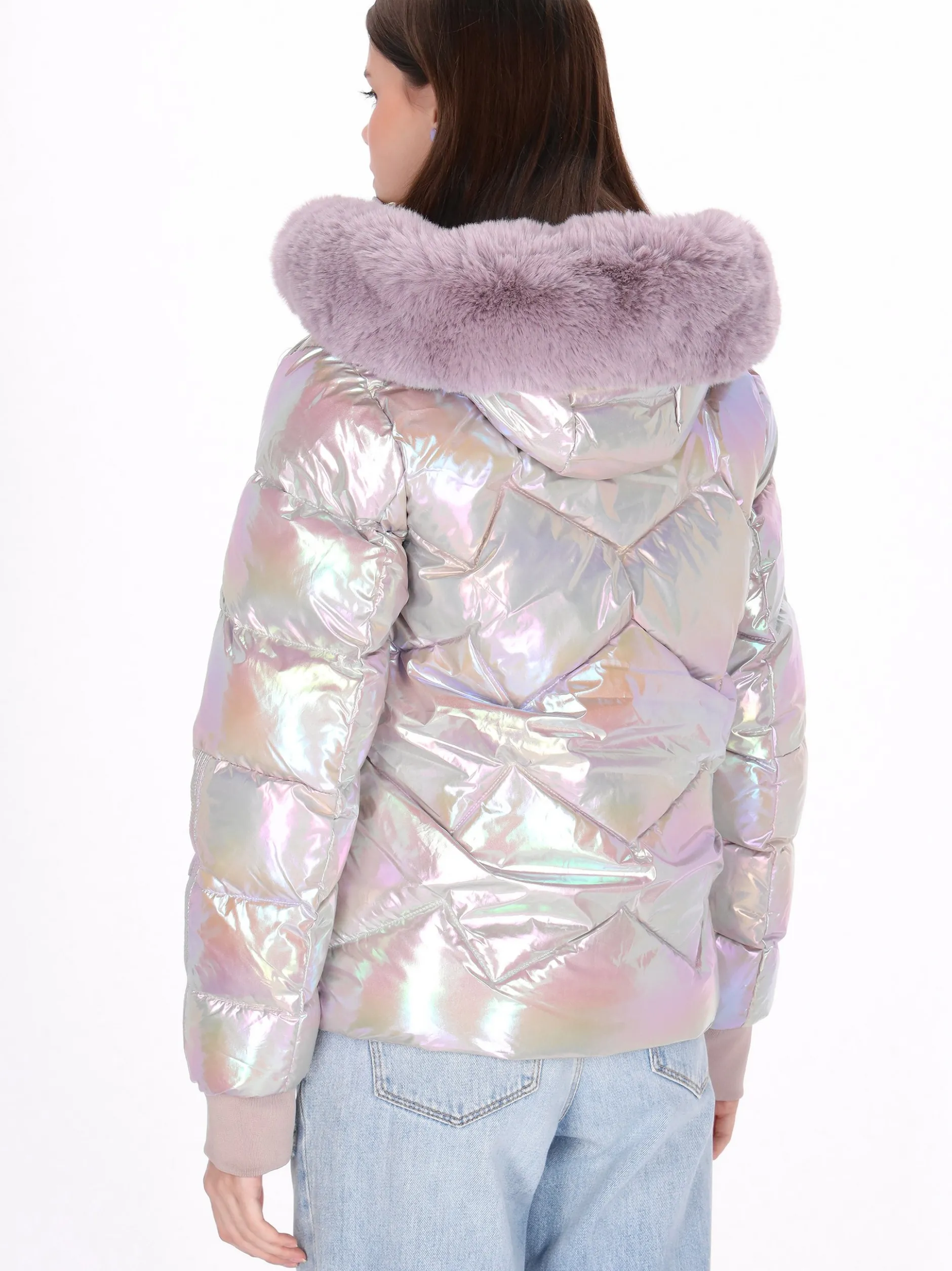 MyMo Damen Jacke in purple