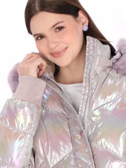 MyMo Damen Jacke in purple