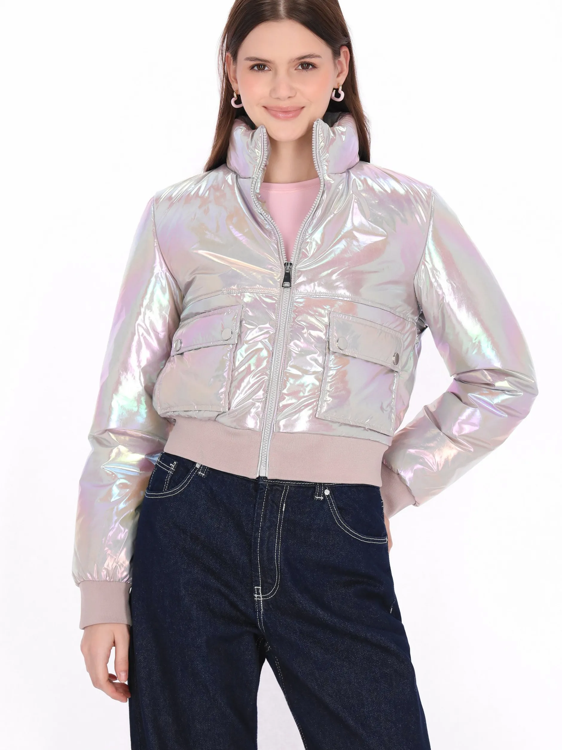 MyMo Damen Jacke in purple
