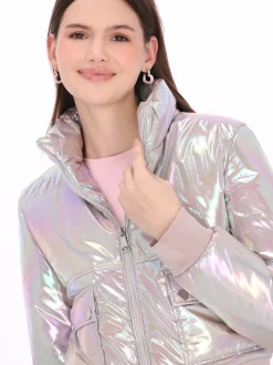 MyMo Damen Jacke in purple