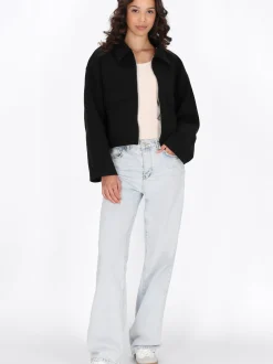 MyMo Damen Jacke in schwarz
