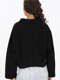 MyMo Damen Jacke in schwarz