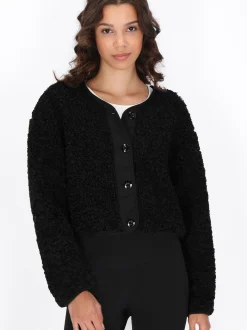 MyMo Damen Jacke in schwarz