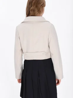 MyMo Damen Jacke in weiß