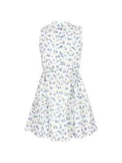 MyMo Damen Kleid in blau - Länge: mittel