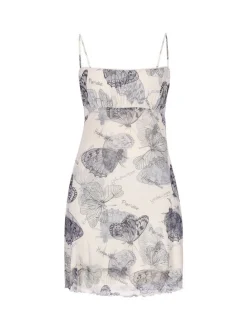 MyMo Damen Kleid in grau - Länge: mittel