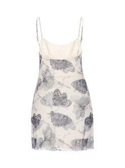 MyMo Damen Kleid in grau - Länge: mittel