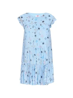 MyMo Damen Kleid in hellblau - Ausschnitt: Rundhals