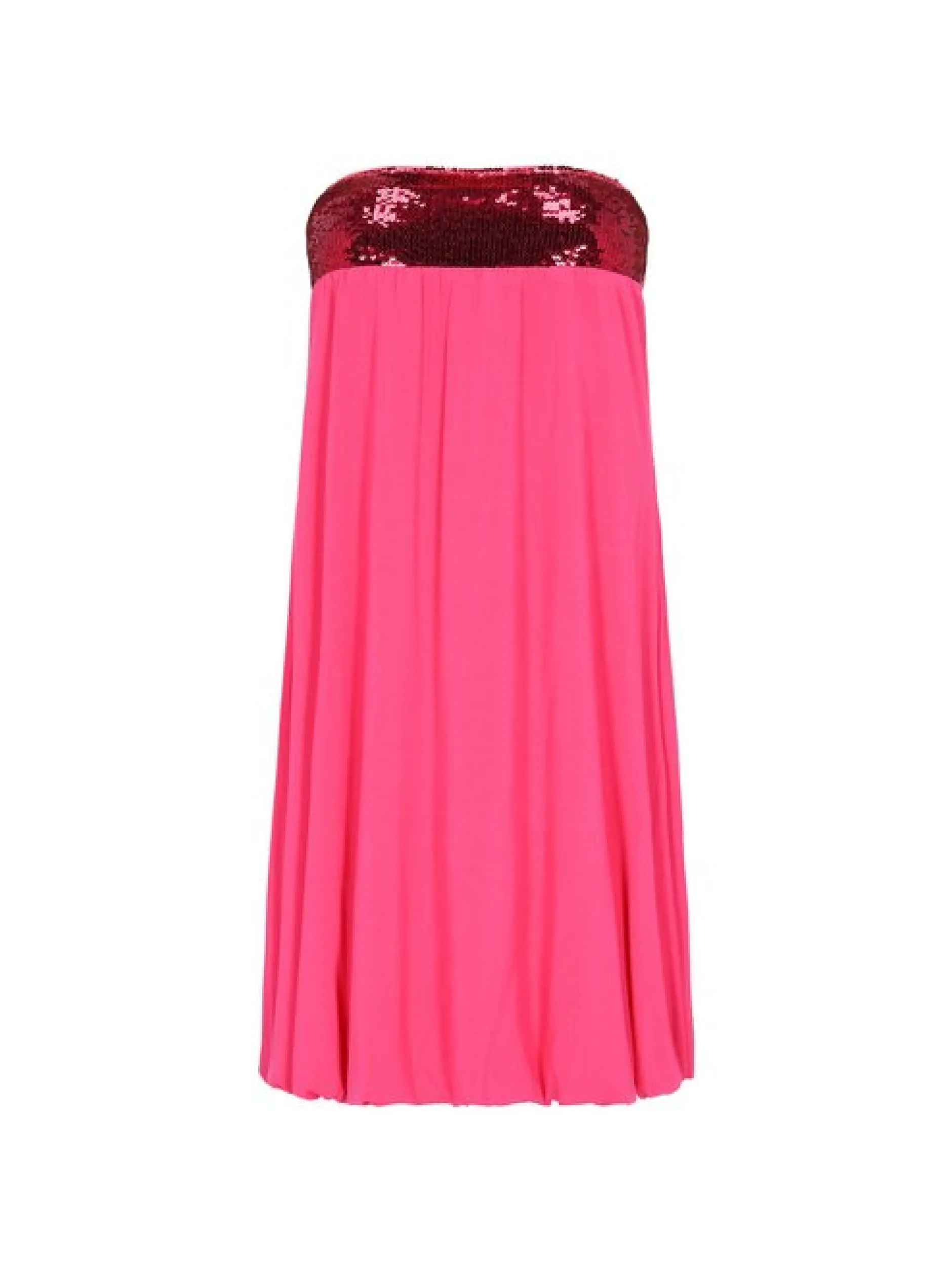 MyMo Damen Kleid in pink - Länge: mittel
