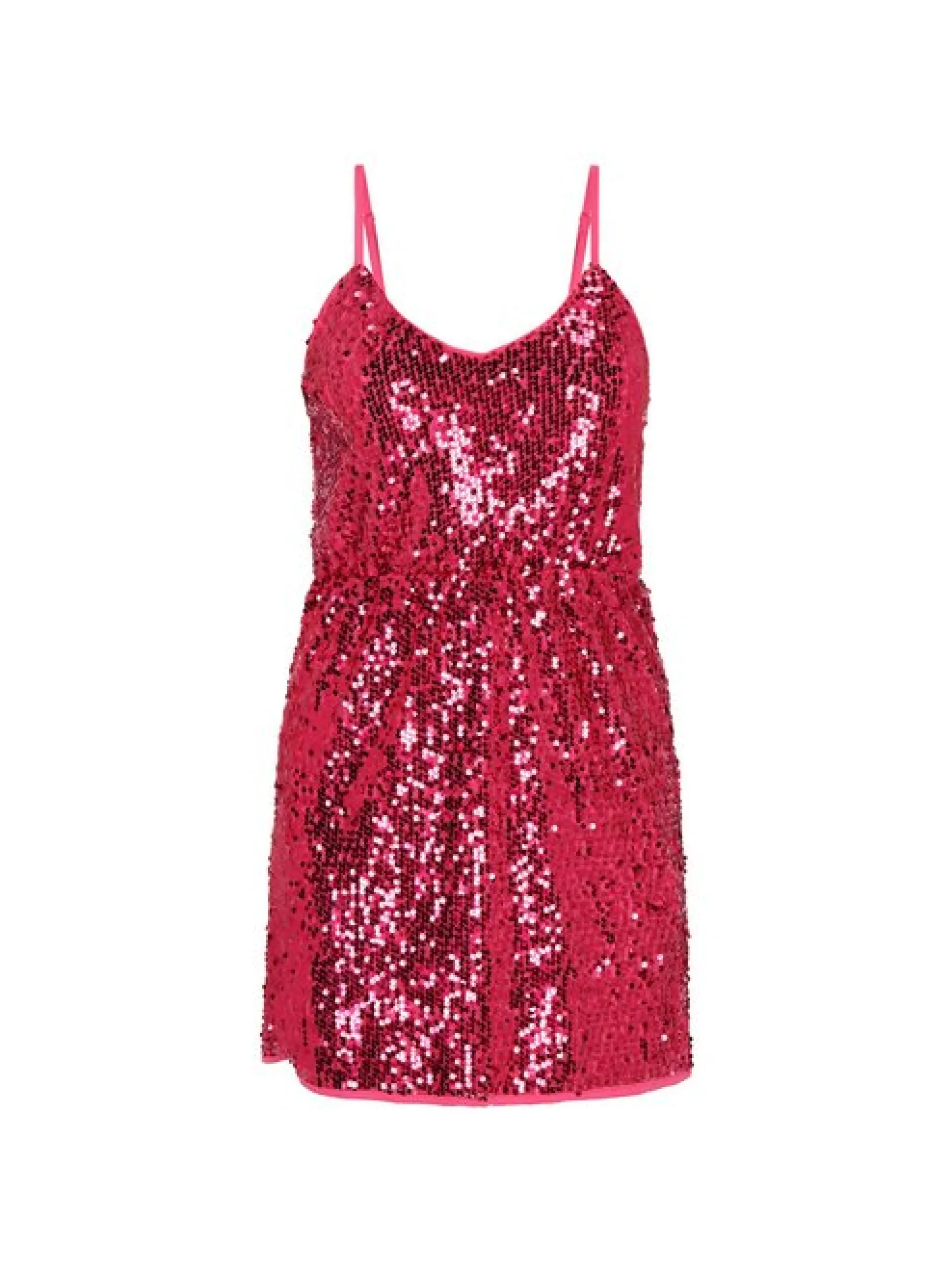 MyMo Damen Kleid in pink - Länge: mittel