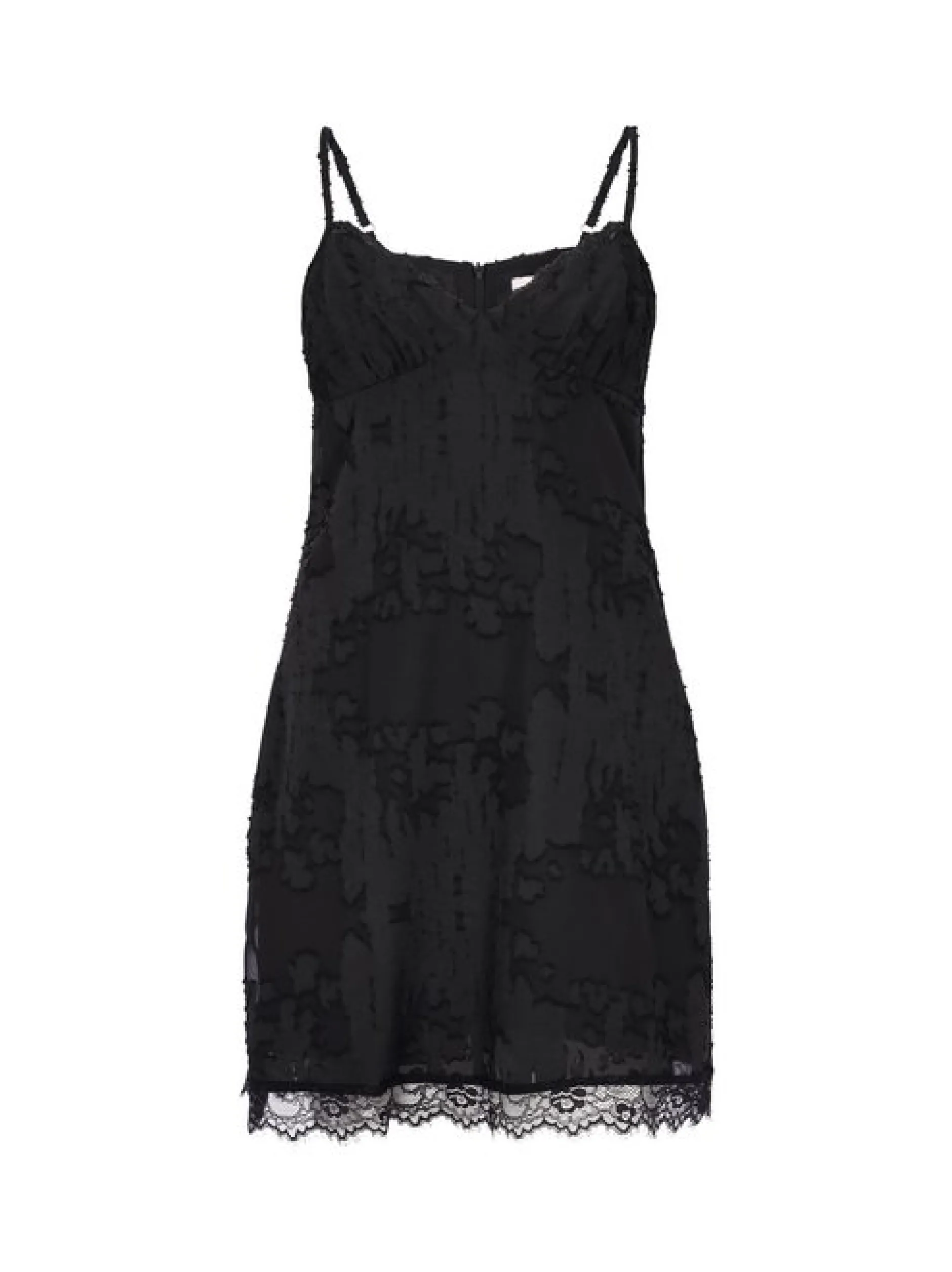 MyMo Damen Kleid in schwarz - Länge: mittel
