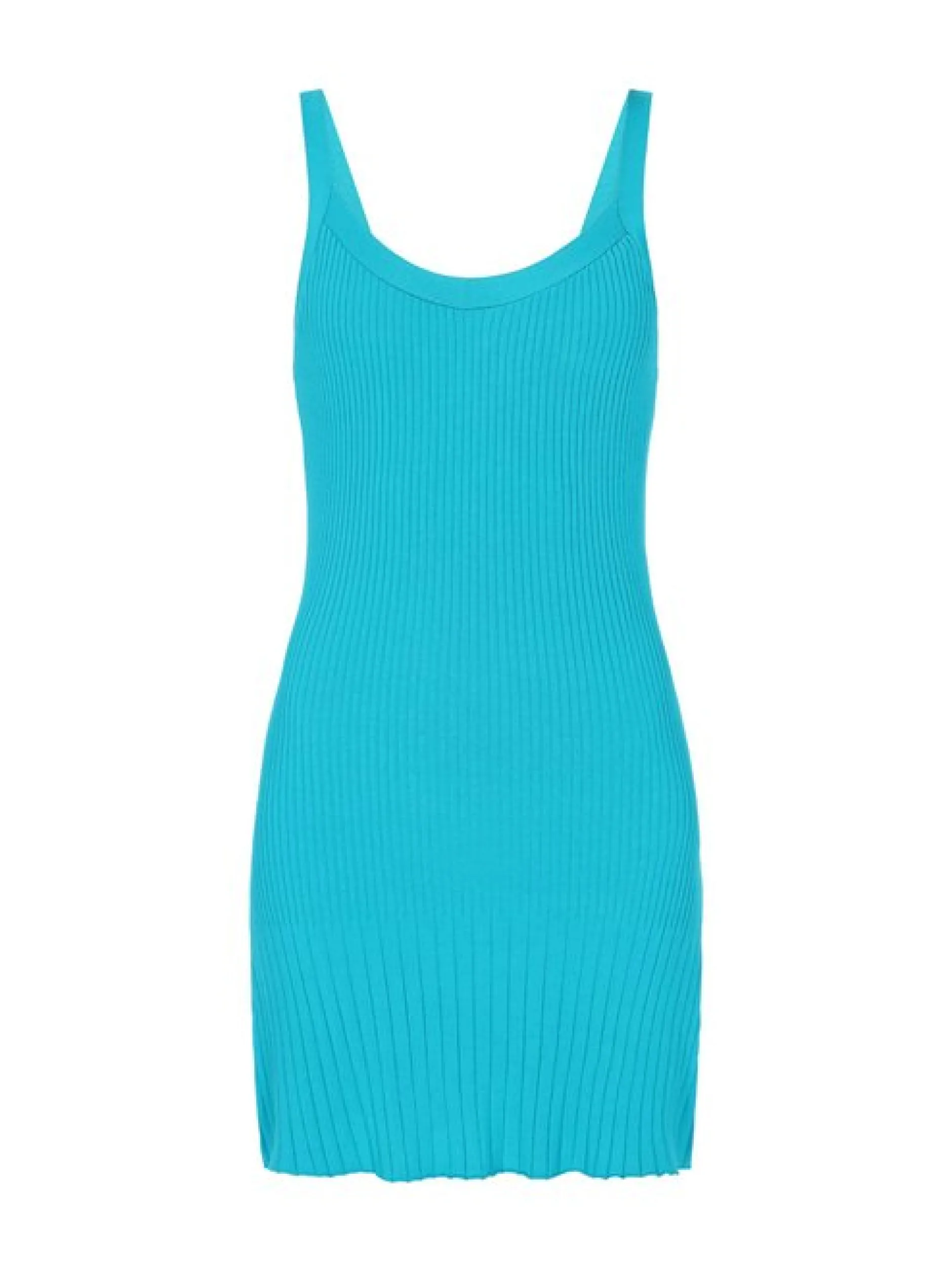 MyMo Damen Kleid in türkis - Länge: mittel