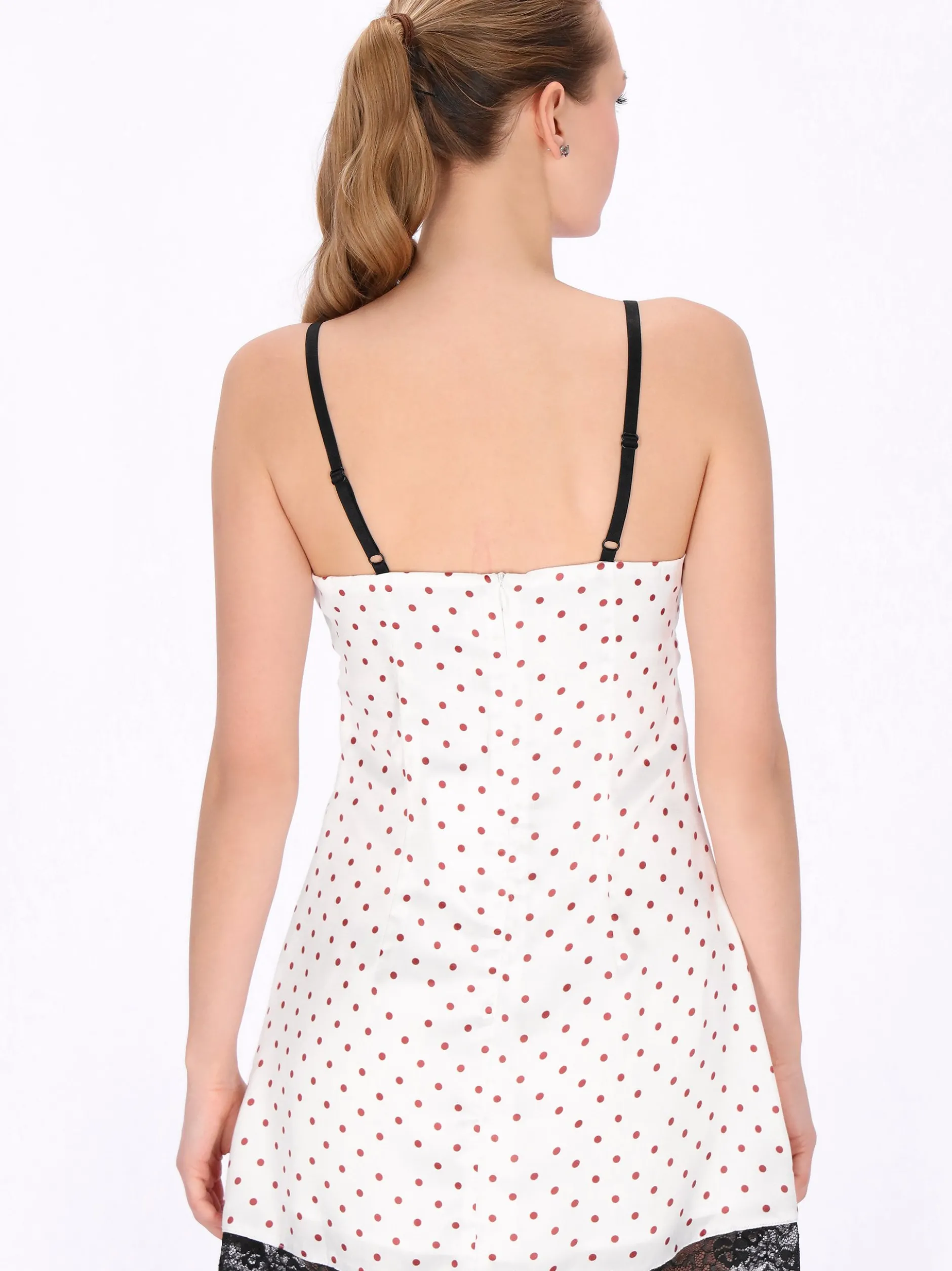 MyMo Damen Kleid in weiß - Länge: mittel