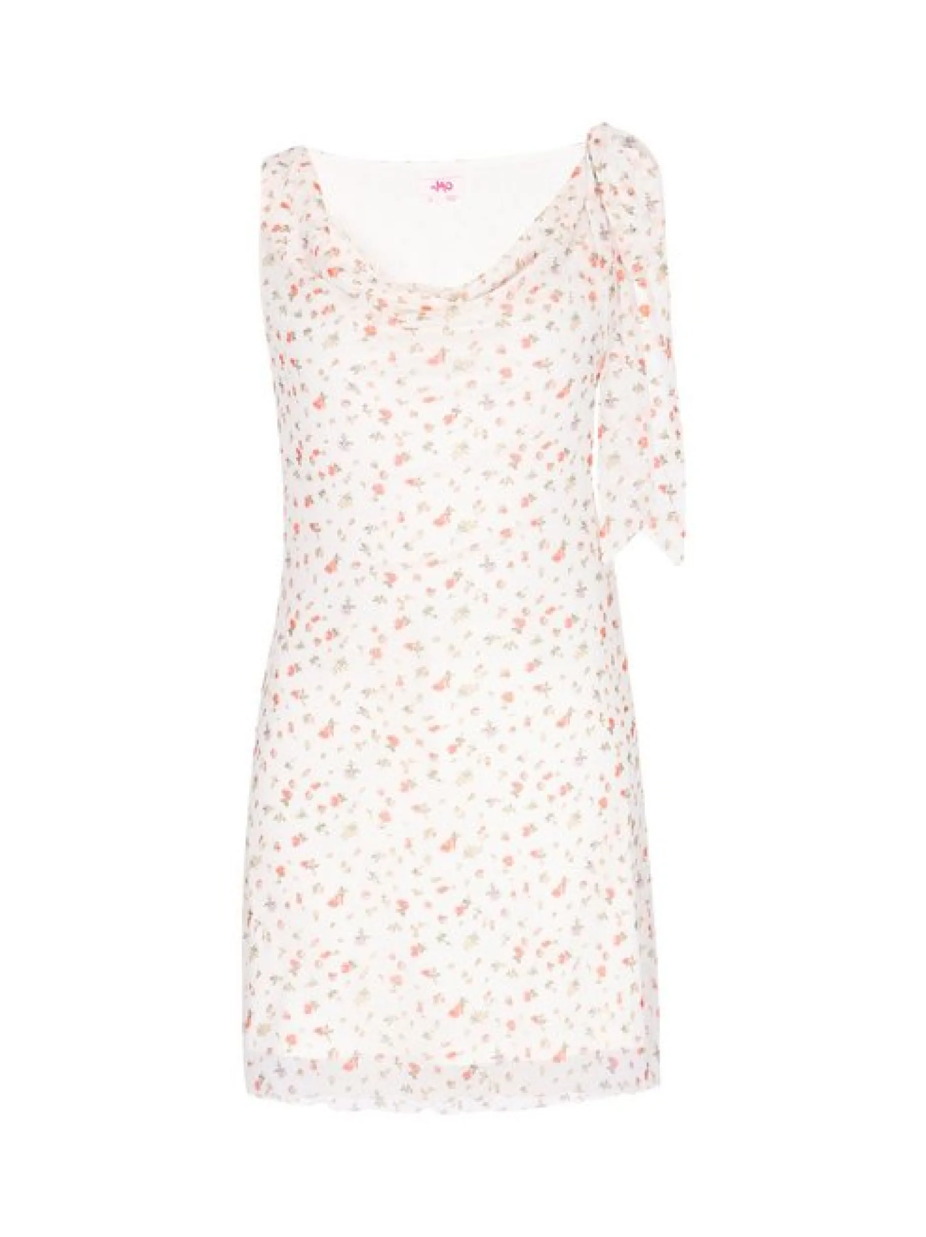 MyMo Damen Kleid in weiß - Länge: mittel