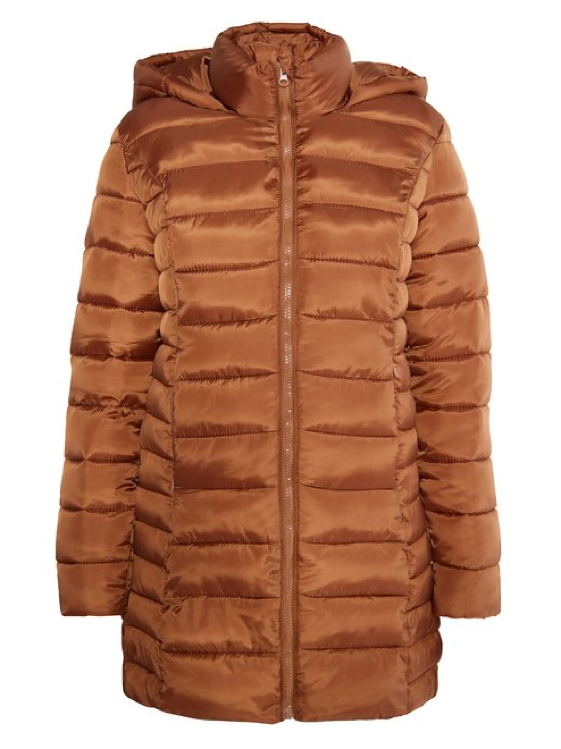MyMo Damen leichte Steppjacke in braun