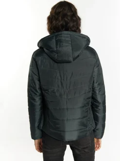 MyMo Damen Leicht wattierte Jacke in anthrazit